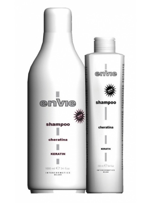 ENVIE Šampūnas su keratinu dažytiems plaukams 250ml/1L
